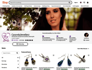 caravelajewellery.com screenshot