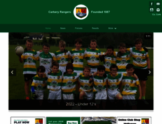 carberyrangers.ie screenshot