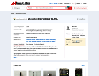 carbideqiaorun.en.made-in-china.com screenshot
