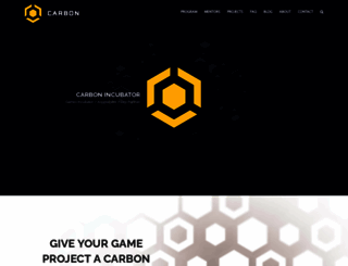 carbon-incubator.com screenshot