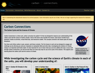 carbonconnections.bscs.org screenshot