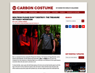 carboncostume.com screenshot