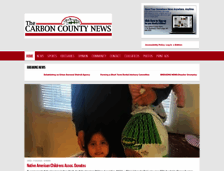 carboncountynews.com screenshot