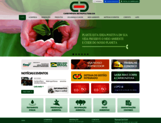 carboniferametropolitana.com.br screenshot
