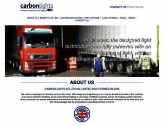 carbonlights.co.uk screenshot