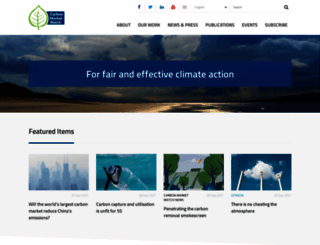 carbonmarketwatch.org screenshot