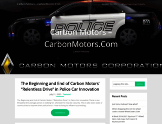 carbonmotors.com screenshot