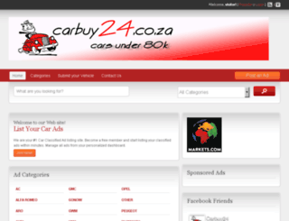 carbuy24.co.za screenshot