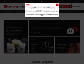 carcareproducts.com.au screenshot