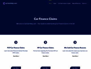 carclaimhelp.com screenshot