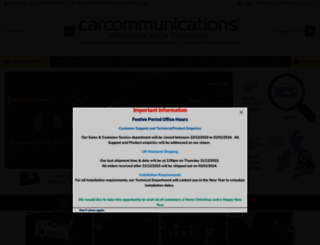 carcommunications.co.uk screenshot
