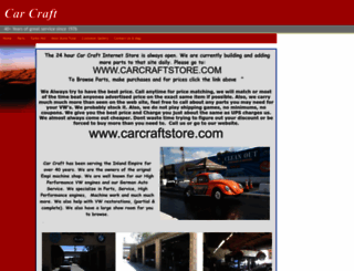 carcraftinc.com screenshot