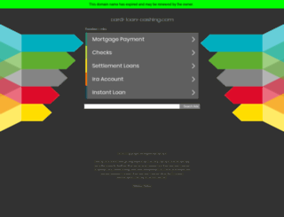 card-loan-cashing.com screenshot
