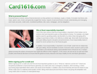 card1616.com screenshot