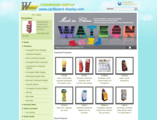 cardboard-display.com screenshot