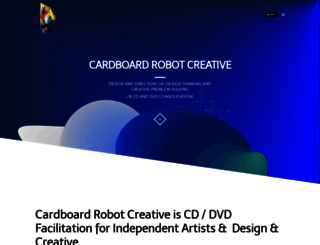 cardboardrobotcreative.com screenshot