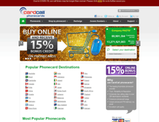 cardcall.com.au screenshot