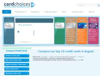 cardchoices.co.uk screenshot