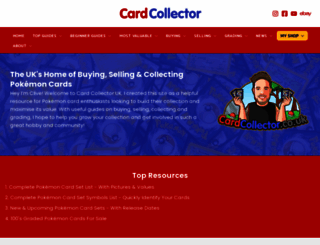 cardcollector.co.uk screenshot