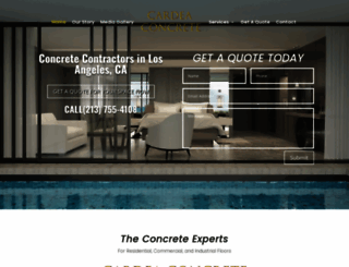 cardeaconcrete.com screenshot