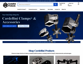 cardelliniclamp.com screenshot