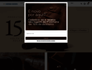 cardenamadera.com.br screenshot