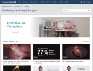 cardiac.broadcastmed.com screenshot