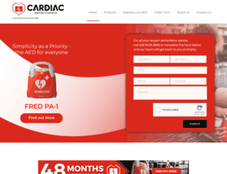 cardiacscience.com.au screenshot
