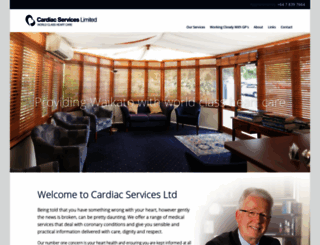 cardiacservices.co.nz screenshot