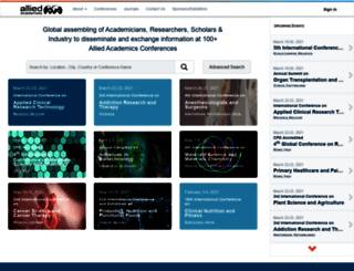 cardiacsurgery.alliedacademies.com screenshot