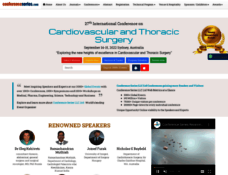 cardiacsurgery.surgeryconferences.com screenshot