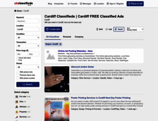 cardiff.ukclassifieds.co.uk screenshot