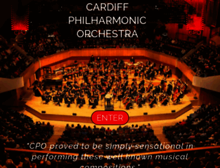 cardiffphilharmonic.com screenshot