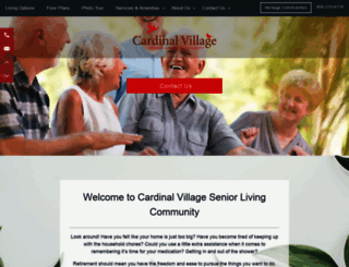 cardinalvillage.com screenshot