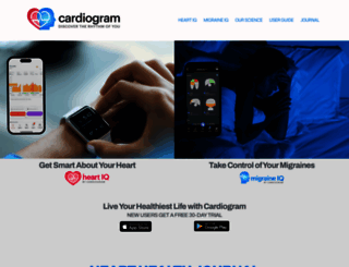 cardiogram.com screenshot