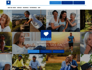 cardiologistdavidhersh.com screenshot