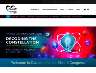 cardiometabolichealth.org screenshot