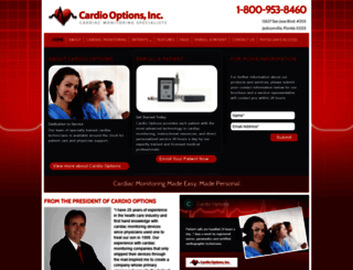 cardiooptions.com screenshot