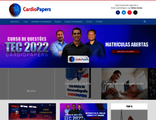 cardiopapers.com.br screenshot