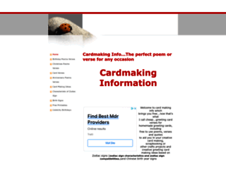cardmaking.info screenshot