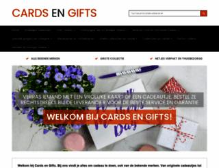 cardsengifts.nl screenshot