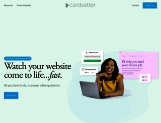 cardsetter.com screenshot