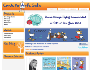 cardsforartssake.com screenshot