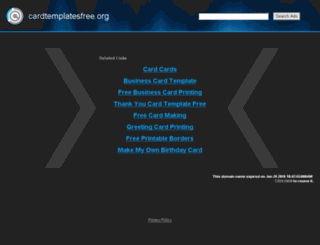 cardtemplatesfree.org screenshot