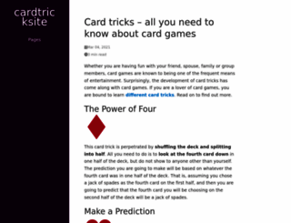 cardtricksite.com screenshot