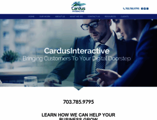 cardusinteractive.com screenshot