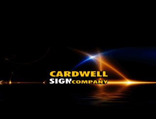 cardwellsign.com screenshot