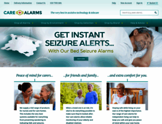 carealarms.co.uk screenshot