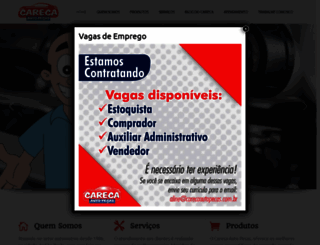 carecaautopecas.com.br screenshot