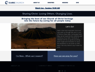 carechurch.org screenshot